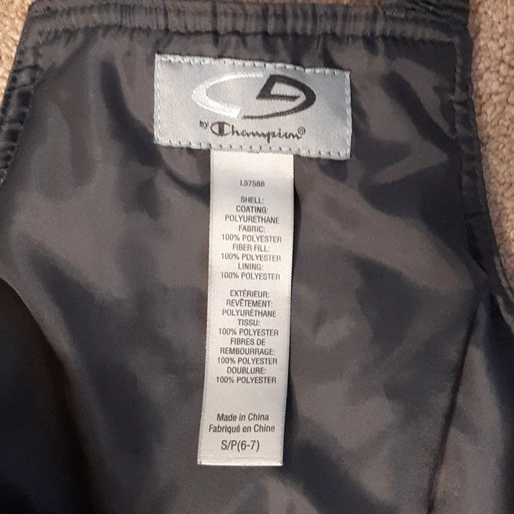 Champion Snow Bib Overalls Grey S (6-7) EUC - Picture 7 of 8